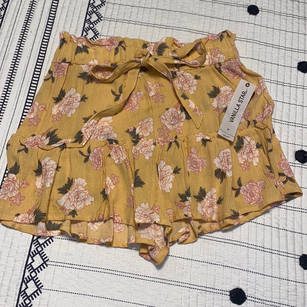 NEW yellow shorts